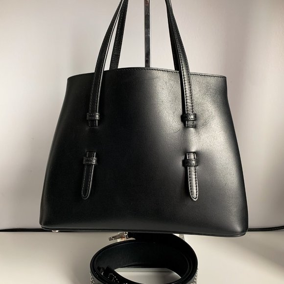 Alaia Mini Mina Leather Tote - Picture 2 of 8